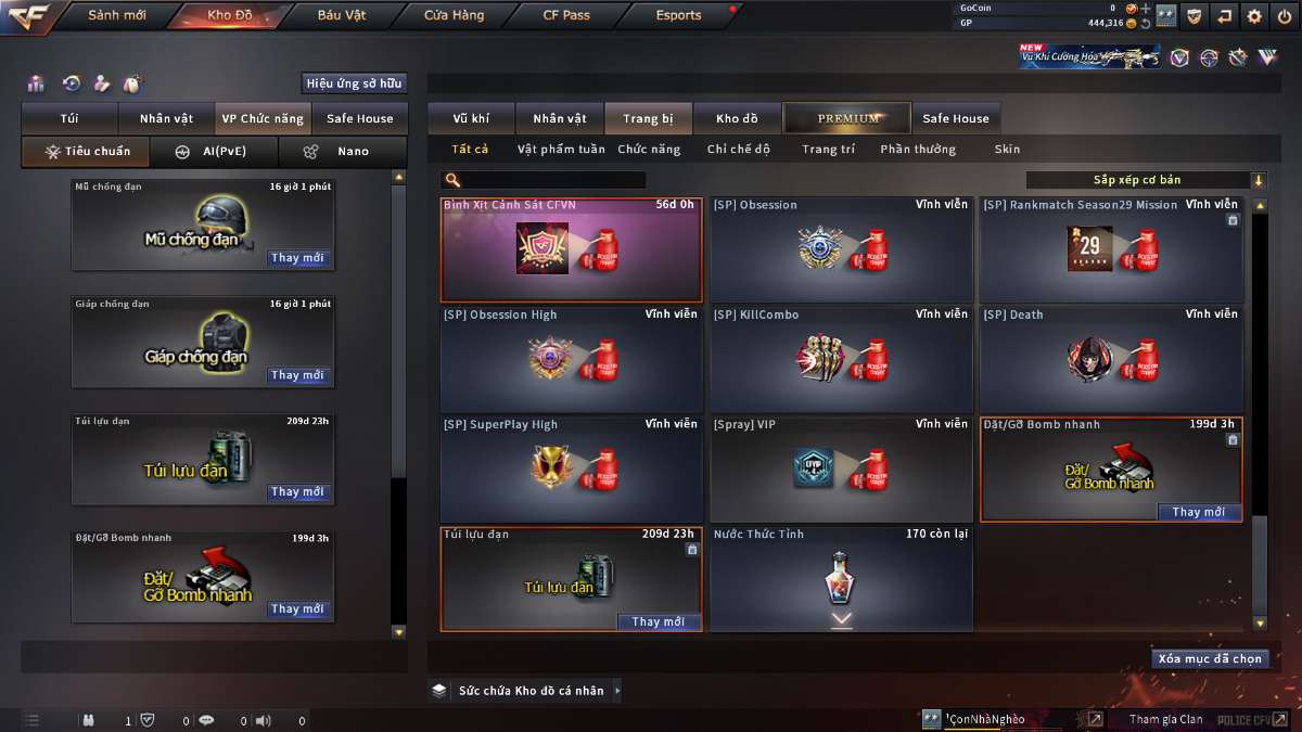 shop acc cf uy tin gia re